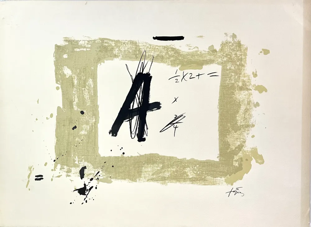 Lithografie Tàpies - Sans Titre