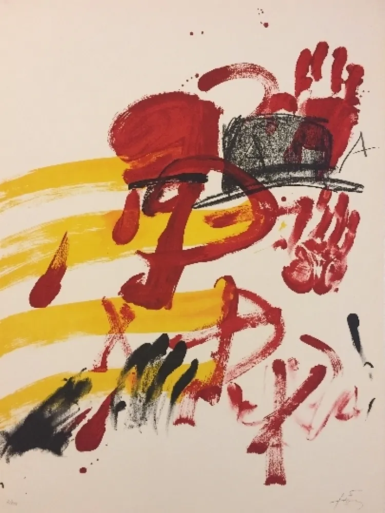Lithografie Tàpies - Sans titre 2