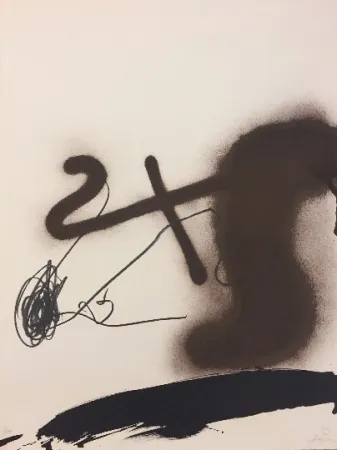 Lithografie Tàpies - Sans titre 3