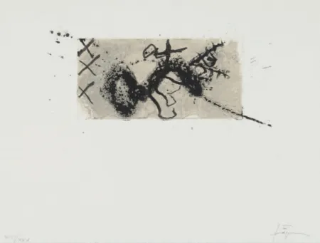 Ets En Aquatint Tàpies - Sans titre