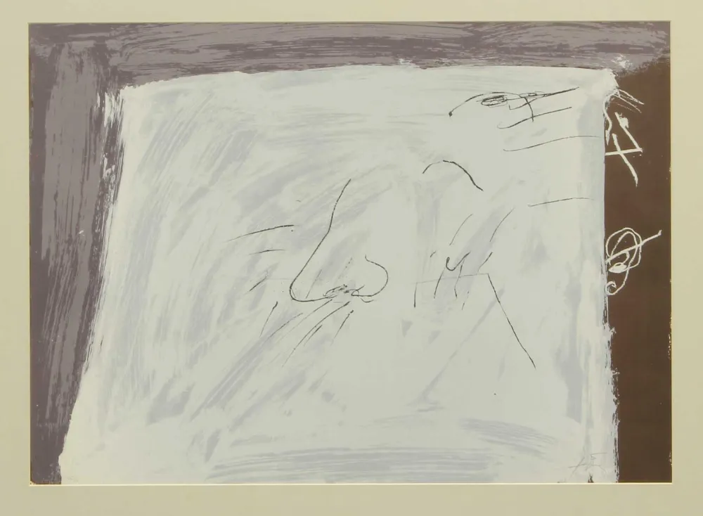 Lithografie Tàpies - SENZA TITOLO