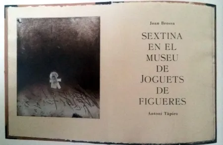Geïllustreerd Boek Tàpies - Sextina en el Museu de joguets de Figueres