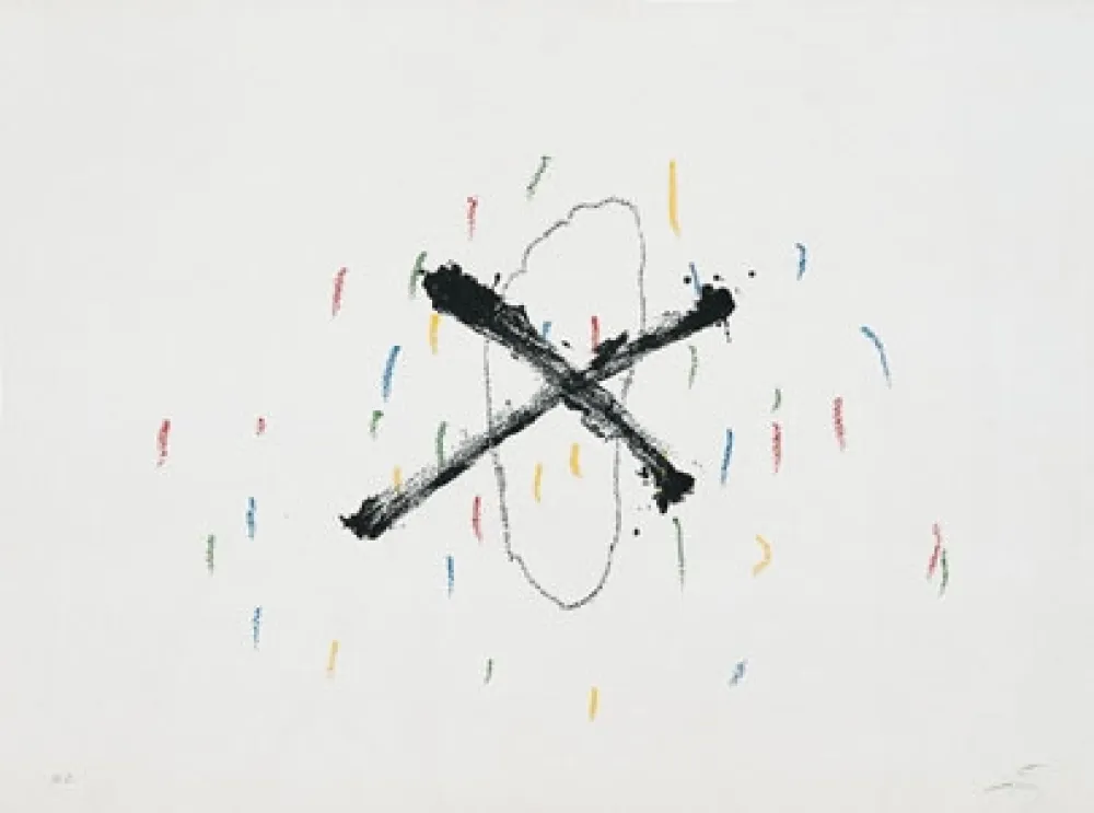 Lithografie Tàpies - Silenci