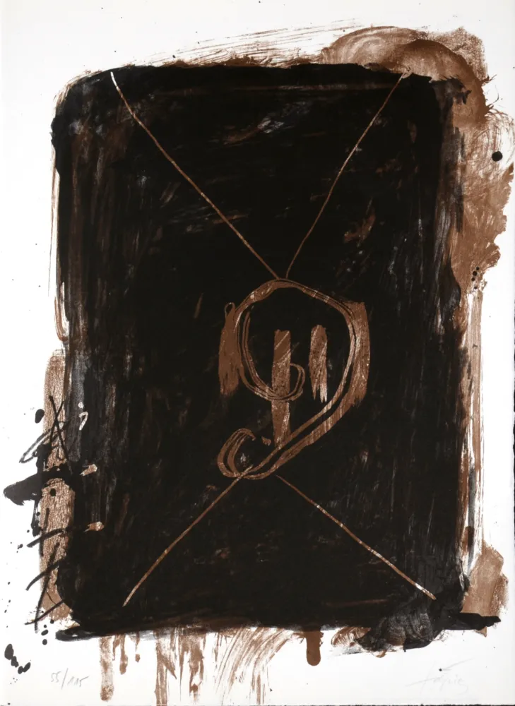 Lithografie Tàpies - Sonnet VII, 1978 - Hands-signed