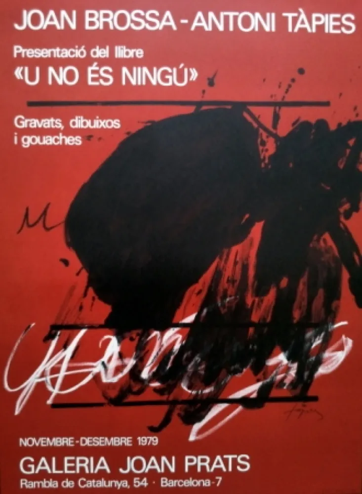 Poster Tàpies - S/T