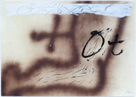 Lithografie Tàpies - Suite 63 x 90 (No 4)