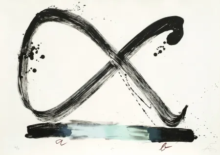 Lithografie Tàpies - Suite 63 x 90 (No 5)