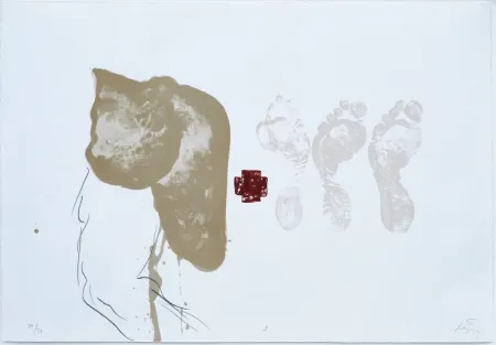 Lithografie Tàpies - Suite 63 x 90 (No 9)