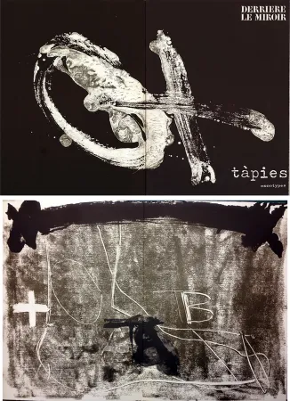 Geïllustreerd Boek Tàpies - TÀPIES. Monotypes . Derrière le Miroir n° 210. Juin 1974