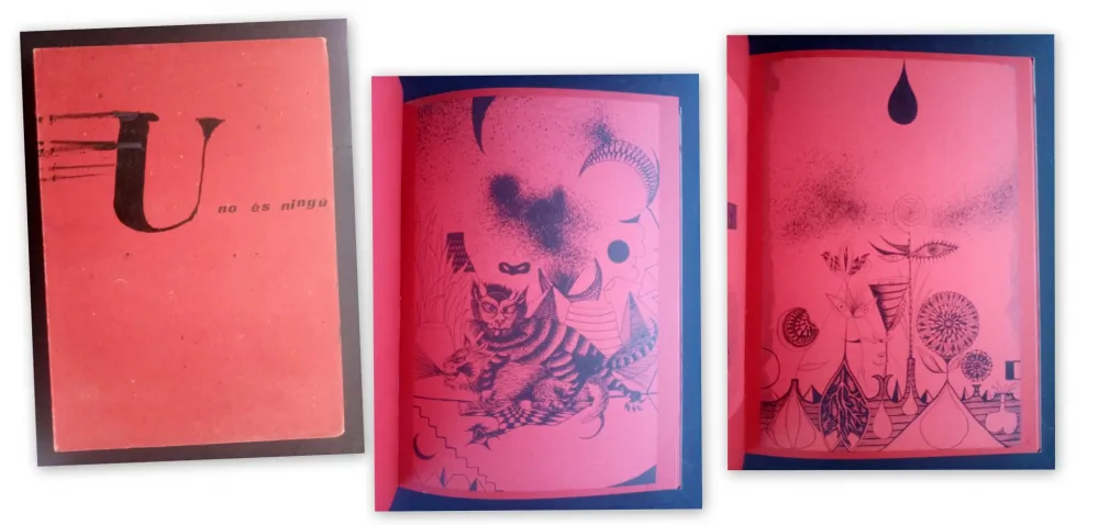 Geïllustreerd Boek Tàpies - U no es Ningú - Brossa -Tàpies