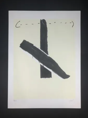 Lithografie Tàpies - Untitled 