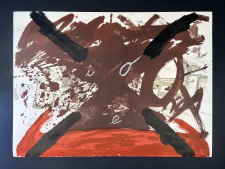 Lithografie Tàpies - Untitled