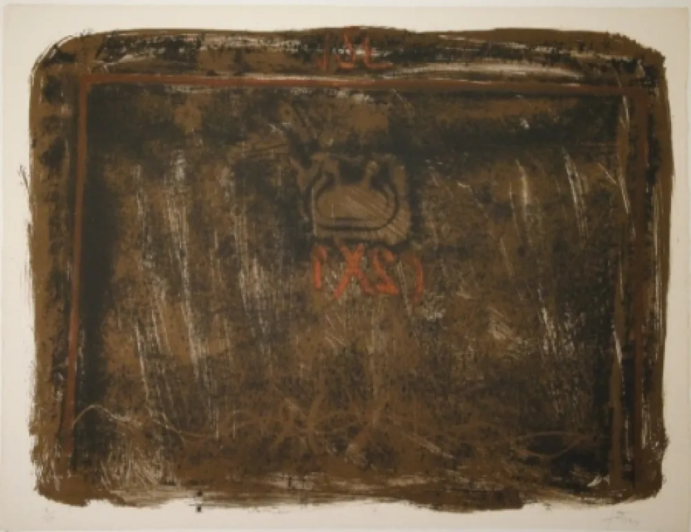 Lithografie Tàpies - Untitled