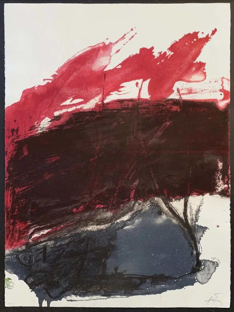 Ets En Aquatint Tàpies - Untitled