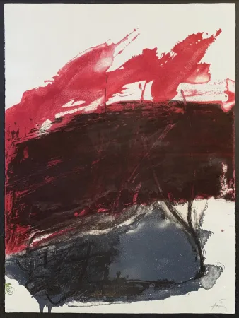 Ets En Aquatint Tàpies - Untitled