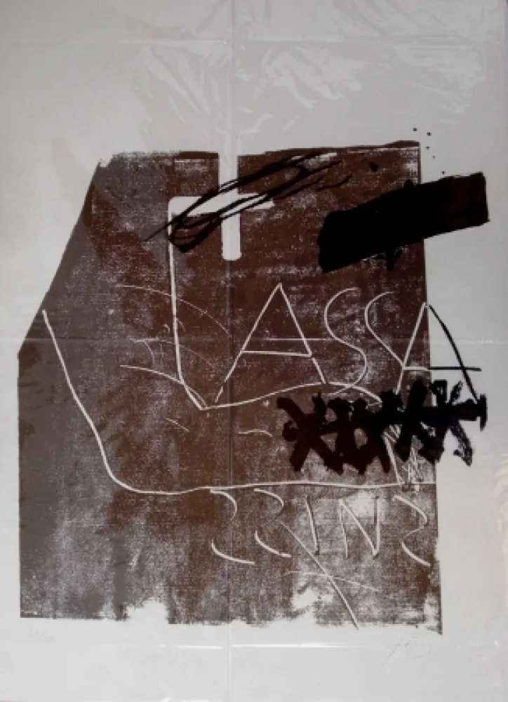 Lithografie Tàpies - Untitled