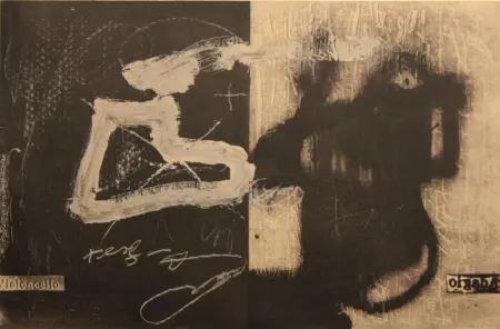 Lithografie Tàpies - Variations 13