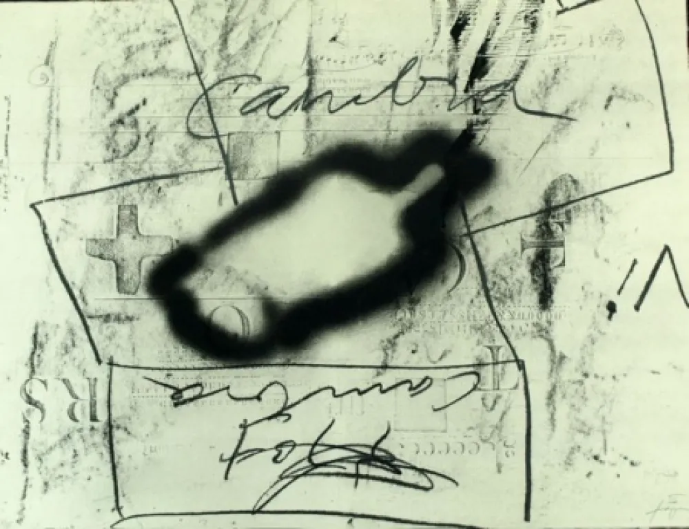 Lithografie Tàpies - VARIATIONS SUR UN THÈME MUSICAL 3