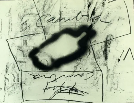 Lithografie Tàpies - VARIATIONS SUR UN THÈME MUSICAL 3