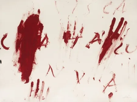 Gravure Tàpies - Visca Catalunya	