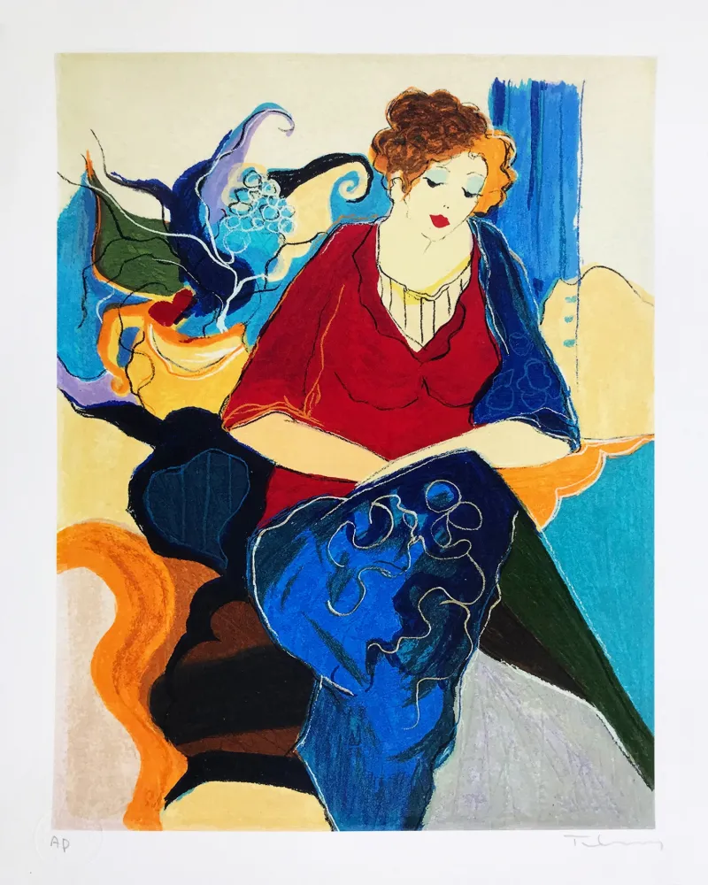 Zeefdruk Tarkay - GRACE III