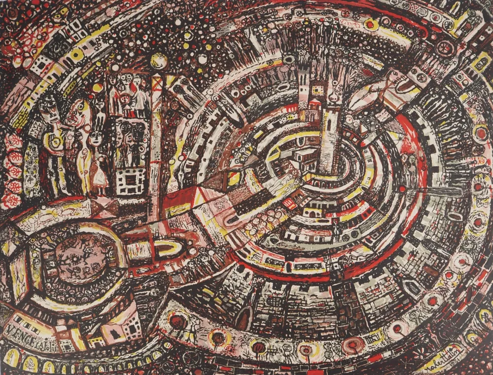 Lithografie Tatin - Vence La Jolie,