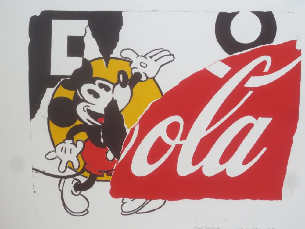 Lithografie Tavoularis  - Mickey Mouse