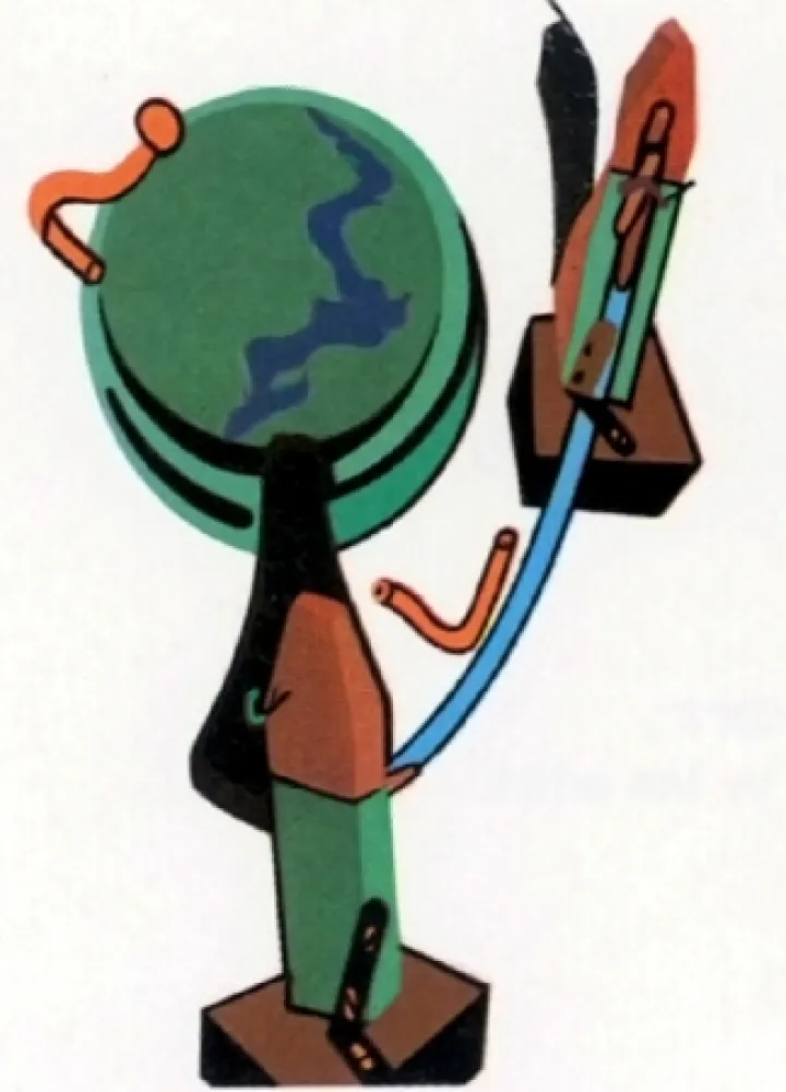 Lithografie Telemaque - Aube