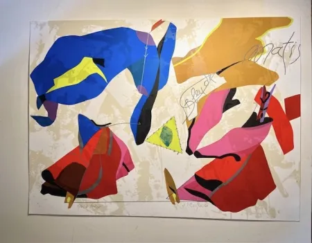 Lithografie Telemaque - Bleu de Matisse