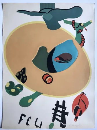 Lithografie Telemaque - Feu