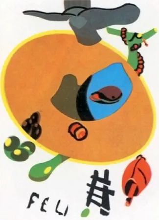 Lithografie Telemaque - Feu