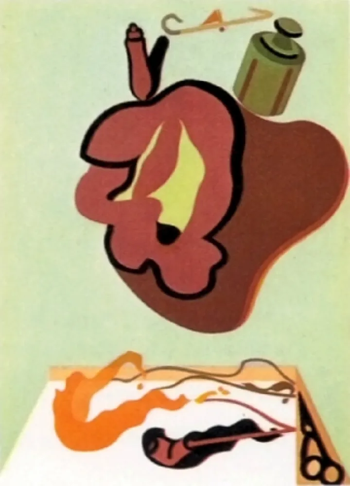 Lithografie Telemaque - Le cercle