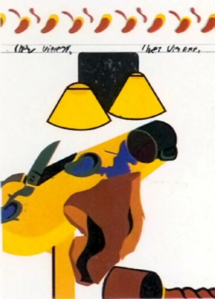 Lithografie Telemaque - L'oreille de Van Gogh