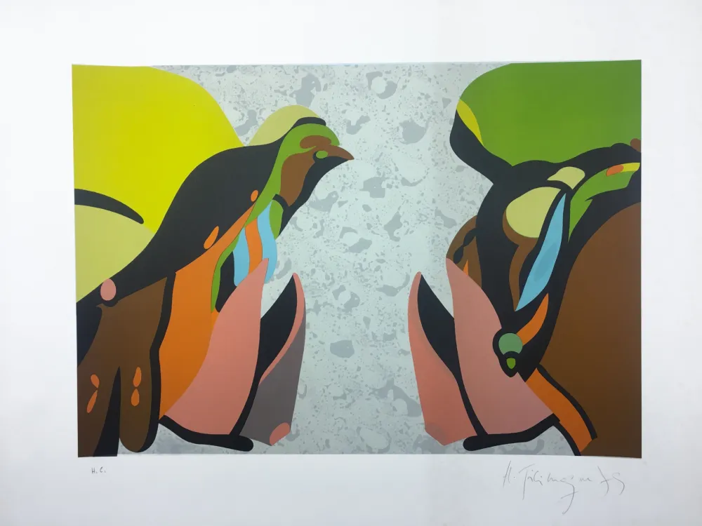 Lithografie Telemaque - UTOPIE (1979).