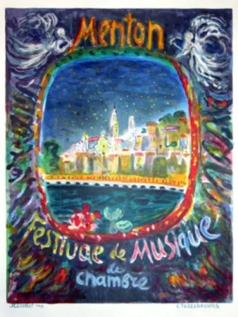 Lithografie Terechkovich - FESTIVAL MENTON