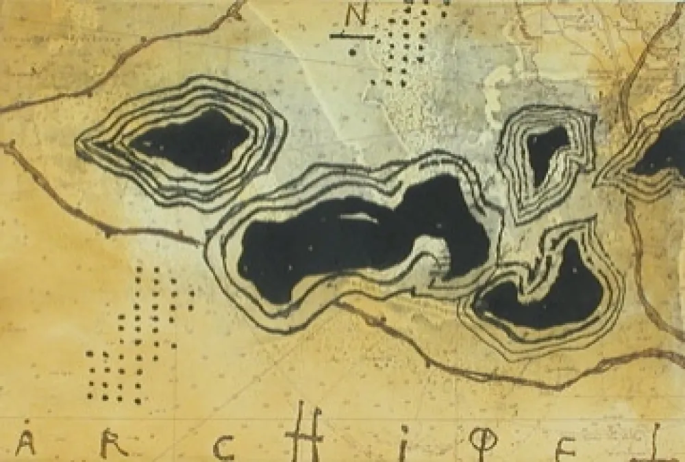 Ets En Aquatint Texier - Archipel