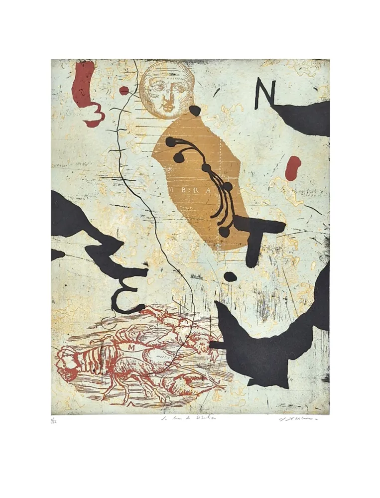 Gravure Texier - La lune de Sébastien