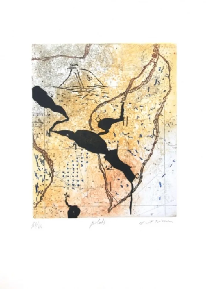 Ets En Aquatint Texier - Pilots