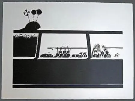 Linosnede Thiebaud - Candy Counter-State 1