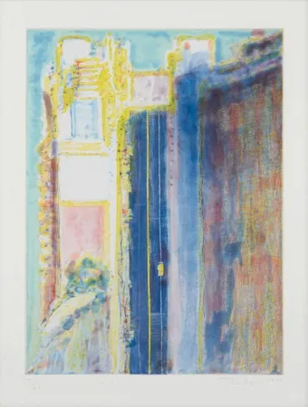 Aquatint Thiebaud - City Edge