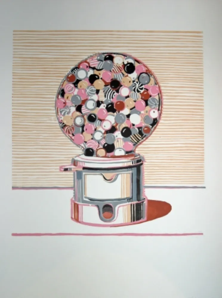 Linosnede Thiebaud - Gumball Machine