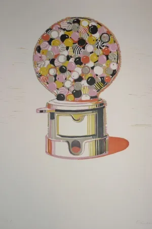 Linosnede Thiebaud - Gumball Machine