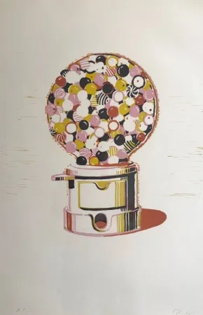 Linosnede Thiebaud - Gumball Machine
