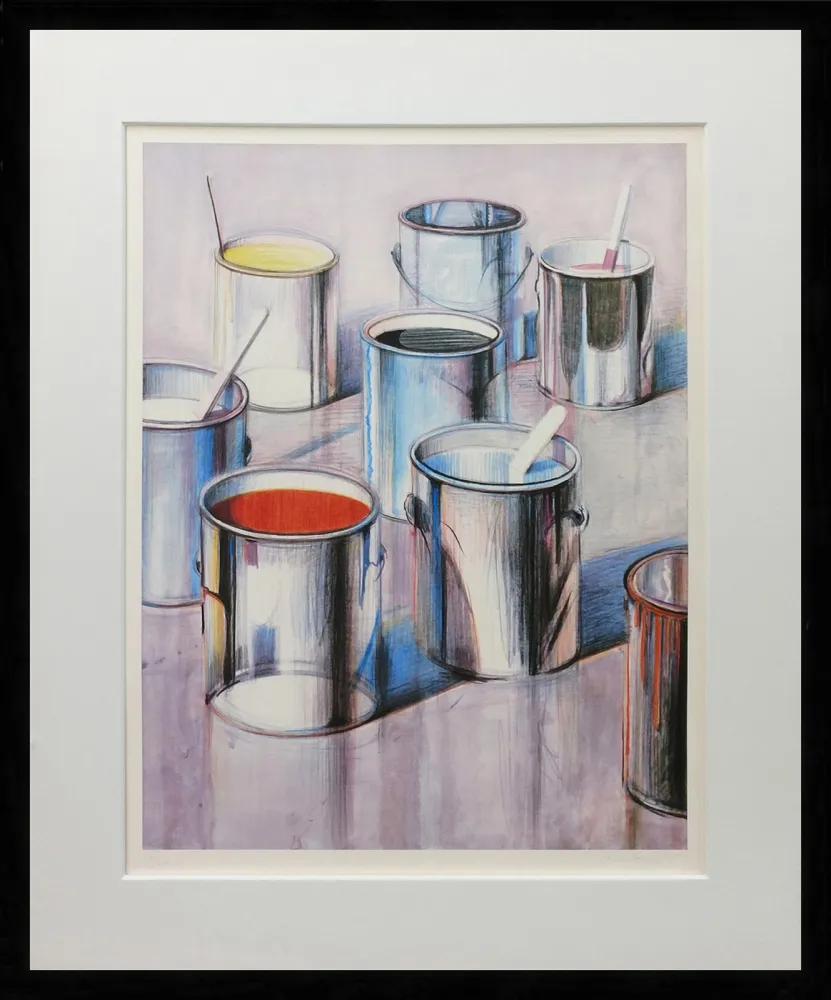Lithografie Thiebaud - PAINT CANS