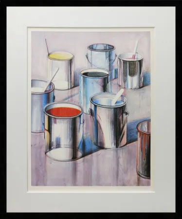 Lithografie Thiebaud - PAINT CANS