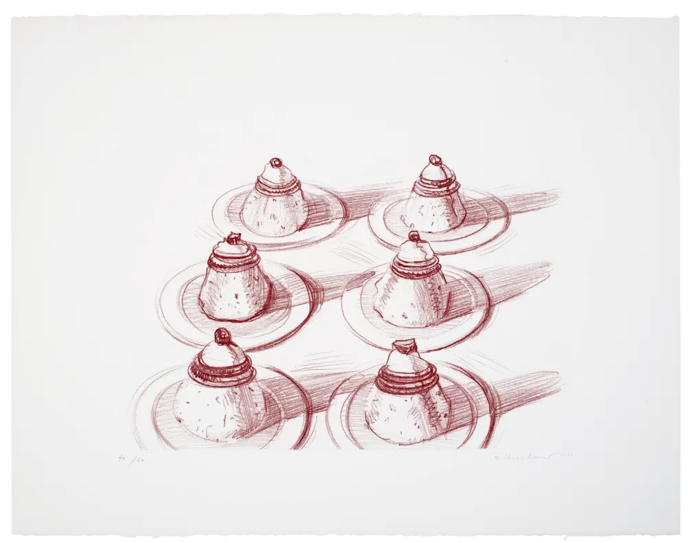 Gravure Thiebaud - Six Italian Desserts