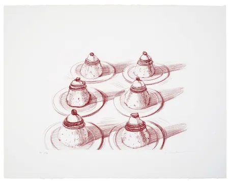 Gravure Thiebaud - Six Italian Desserts