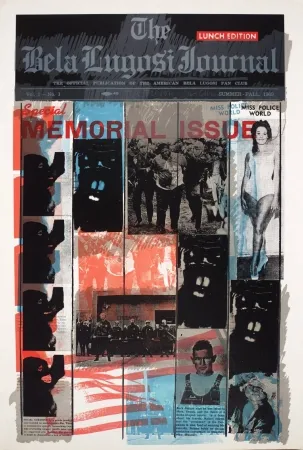 Zeefdruk Tilson - Bela Lugosi Journal