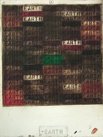 Aquatint Tilson - Earth