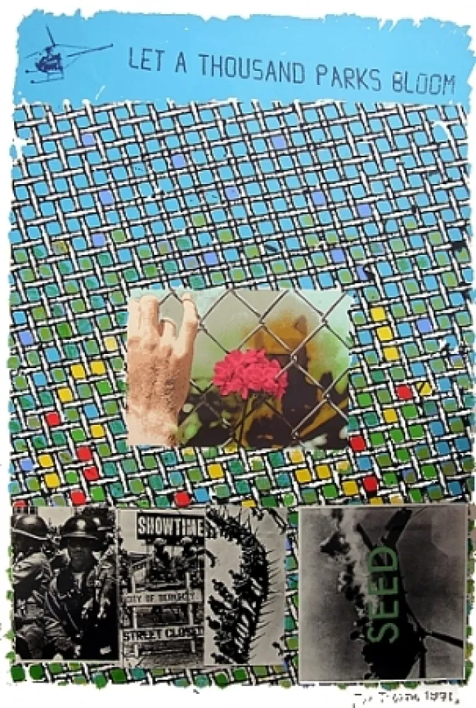 Lithografie Tilson - Let a thousand parks bloom